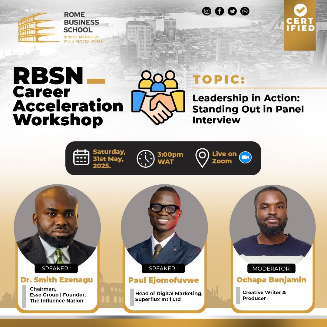You are currently viewing I WAS HONORED TO JOIN ROME BUSINESS SCHOOL’S CAREER ACCELERATION WORKSHOP, AND HERE’S WHAT I SHARED.